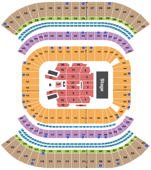 Nissan Stadium Keith Urban Seating Chart